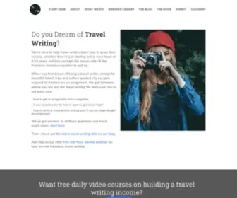 Dreamoftravelwriting.com(Dream of Travel Writing) Screenshot