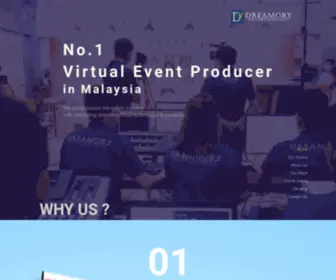 Dreamoryentertainment.com(Professional Virtual Event Company in Malaysia) Screenshot