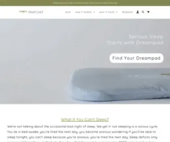 Dreampadsleep.com(The Dreampad) Screenshot