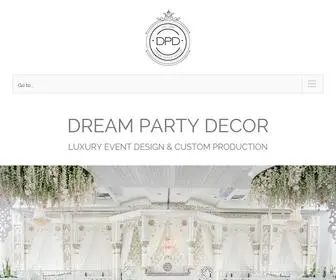 Dreampartydecor.com(Dream Party Decor) Screenshot