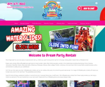 Dreampartyrental.com(Bounce House Rentals) Screenshot