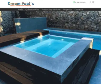 Dreampools.mx(Piscinas Diseño) Screenshot