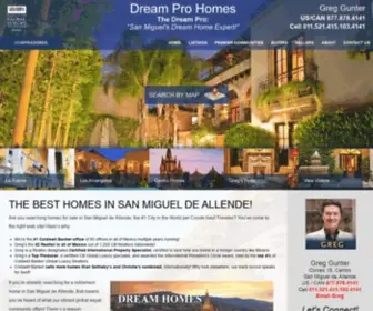 Dreamprohomesforsalesanmigueldeallende.com(San Miguel Dream Homes) Screenshot