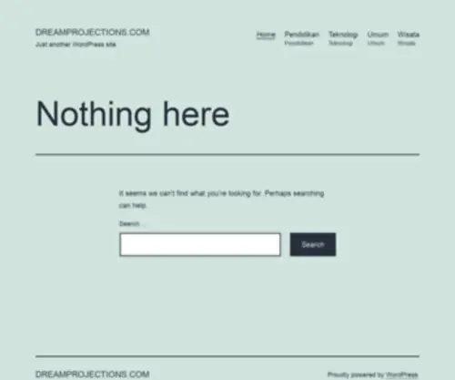 Dreamprojections.com(Website Berbagi Pengetahuan Tentang Wisata Terkini) Screenshot