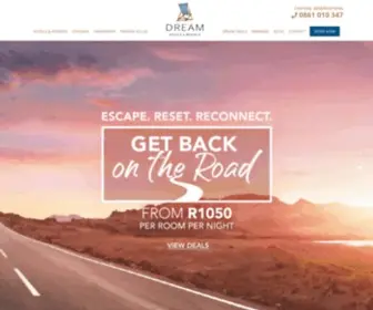 Dreamresorts.co.za(Dream Hotels & Resorts) Screenshot
