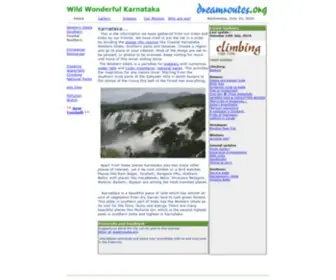 Dreamroutes.org(Wild Places of Karnataka) Screenshot