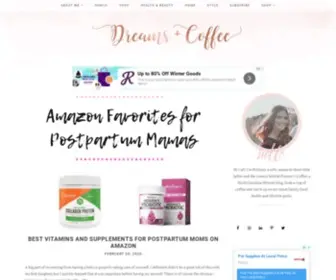 Dreamsandcoffee.com(Style Blogger) Screenshot