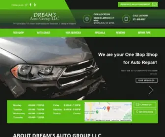 Dreamsautoservice.com(Dream's auto group llc) Screenshot