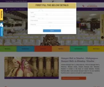 Dreamsbanquethall.co.in(Dreams Banquet Hall in Mumbai) Screenshot