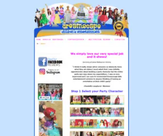 Dreamscape.net.au(Kids Parties Melbourne) Screenshot