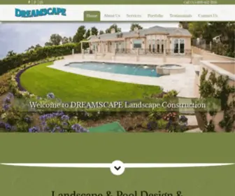 Dreamscapepools.com(Landscape Design & Pool Contractor For All Ventura County) Screenshot