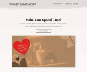 Dreamscentcandle.com(Dream Scent Candle) Screenshot