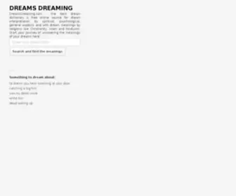 Dreamsdreaming.com(Dreaming The Dreams) Screenshot