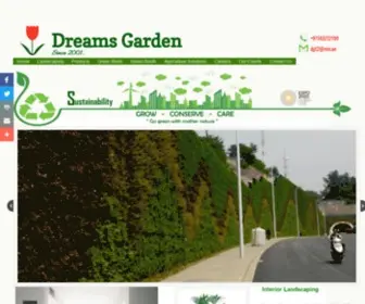 Dreamsgardenuae.com(Greenwall Natural & Aritificial) Screenshot