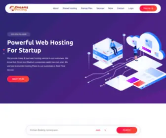 Dreamshost.in(Dreams Host) Screenshot