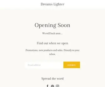 Dreamslighter.com(Dreams Lighter) Screenshot