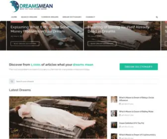 Dreamsmean.net(Dreamsmean) Screenshot