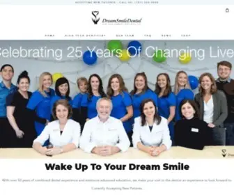 Dreamsmiledental.com(Canton Dentist) Screenshot