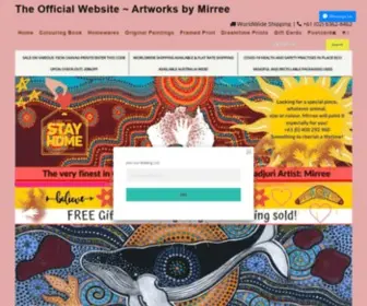 Dreamsofcreation.com(Dreams of Creation has an impressive collection of Aboriginal artwork in Australia) Screenshot