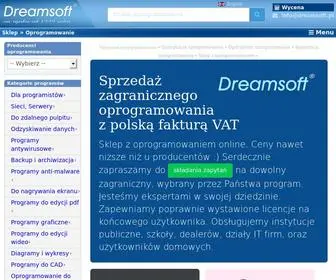 Dreamsoft.pl(Sklep z licencjami) Screenshot