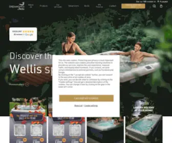 Dreamspas.co.uk(Wellis Hot Tubs Premium Quality Cheap Hot Tubs) Screenshot