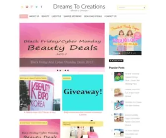 Dreamstocreations.com(Dreams to Creations) Screenshot