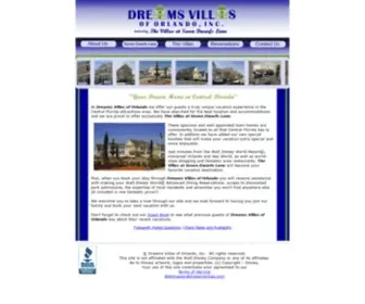 Dreamsvillas.com(Dreams Villas of Orlando) Screenshot