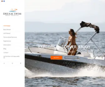 Dreamswim.gr(Rent a Boat Halkidiki) Screenshot