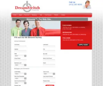 Dreamswitchfinancial.com(DreamSwitch Financial) Screenshot