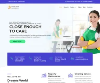 Dreamsworldservice.com(Best cleaning service in Dubai) Screenshot