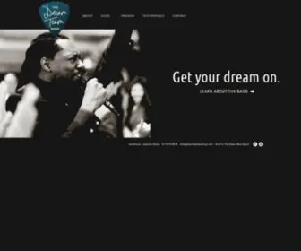 Dreamteambandnyc.com(The Dream Team Band) Screenshot