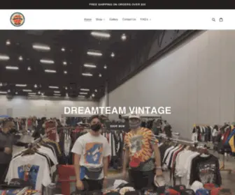 Dreamteamvtg.com(Dream Team Vintage) Screenshot