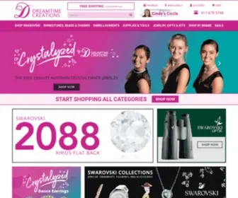 Dreamtimecreations.com(Largest Online Rhinestone) Screenshot