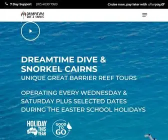 Dreamtimedive.com(Dreamtime Dive and Snorkel) Screenshot