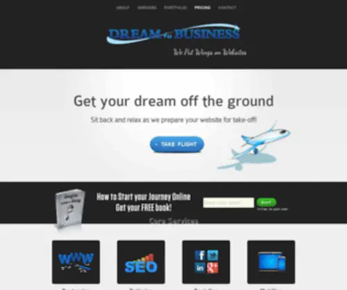 Dreamtobusiness.com(Dream to Business) Screenshot