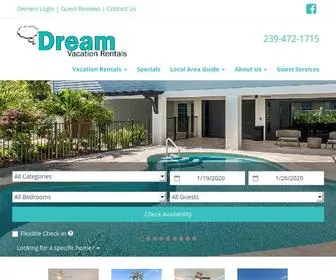 Dreamvaycay.com(Dream Vacation Rentals) Screenshot