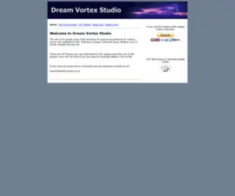 Dreamvortex.co.uk(Dream Vortex Studio) Screenshot