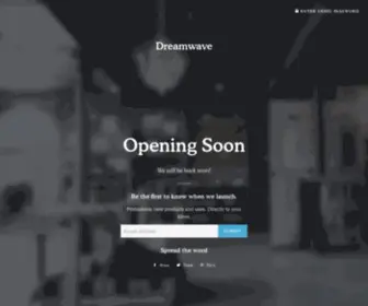 Dreamwaveco.com(Streetwear Clothing) Screenshot