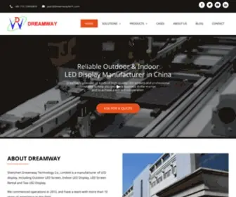 Dreamwaytech.com(Led Video Walls) Screenshot