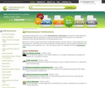 Dreamweaverextensions.com(Dreamweaver Extensions) Screenshot
