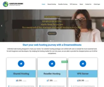 Dreamwebhosts.com(Best And Affordable Web Hosting Provider) Screenshot