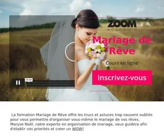 Dreamweddingbyzoom.com(Cours en ligne planification d'un mariage) Screenshot