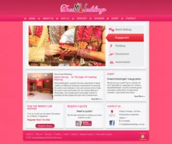 Dreamweddings.com.np(Dream weddings) Screenshot