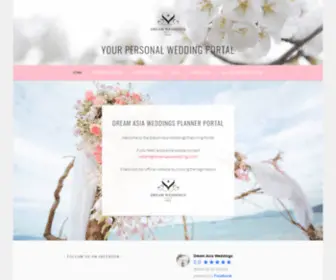 Dreamweddingsasia.com(Your Personal Wedding Portal) Screenshot