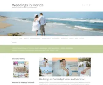 Dreamweddingsbybabette.com(Florida Wedding packages) Screenshot