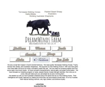 Dreamwindsfarm.com(DREAMWINDS FARM) Screenshot