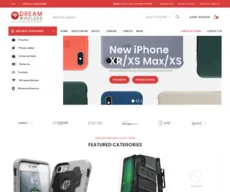 Dreamwirelessga.com(Dream Wireless Wholesale Cell Phone Accessories) Screenshot
