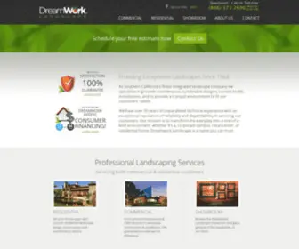 Dreamworklandscape.com(DreamWork Commercial & Residential Landscaping) Screenshot