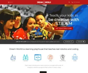 DreamWorldrobotics.com(Dream World Inno Tech Course for Kids) Screenshot