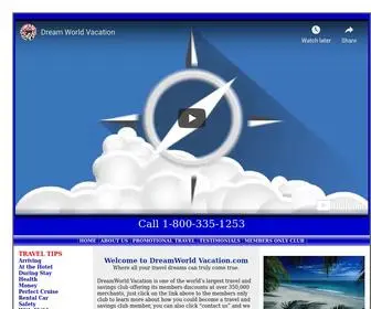 DreamWorldvacation.com(Travel Vacation) Screenshot